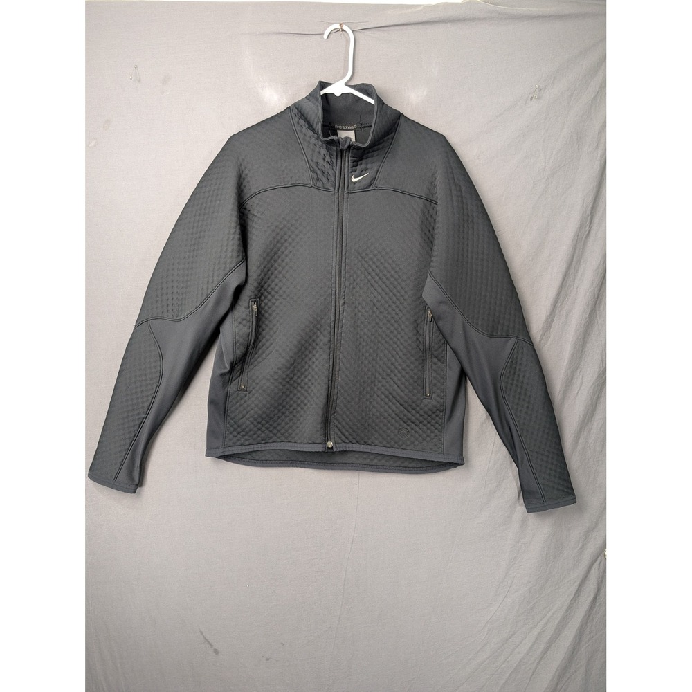 Nike Sphere Dry Full Zip Jacket Mens Medium Black Quilted Thermal
